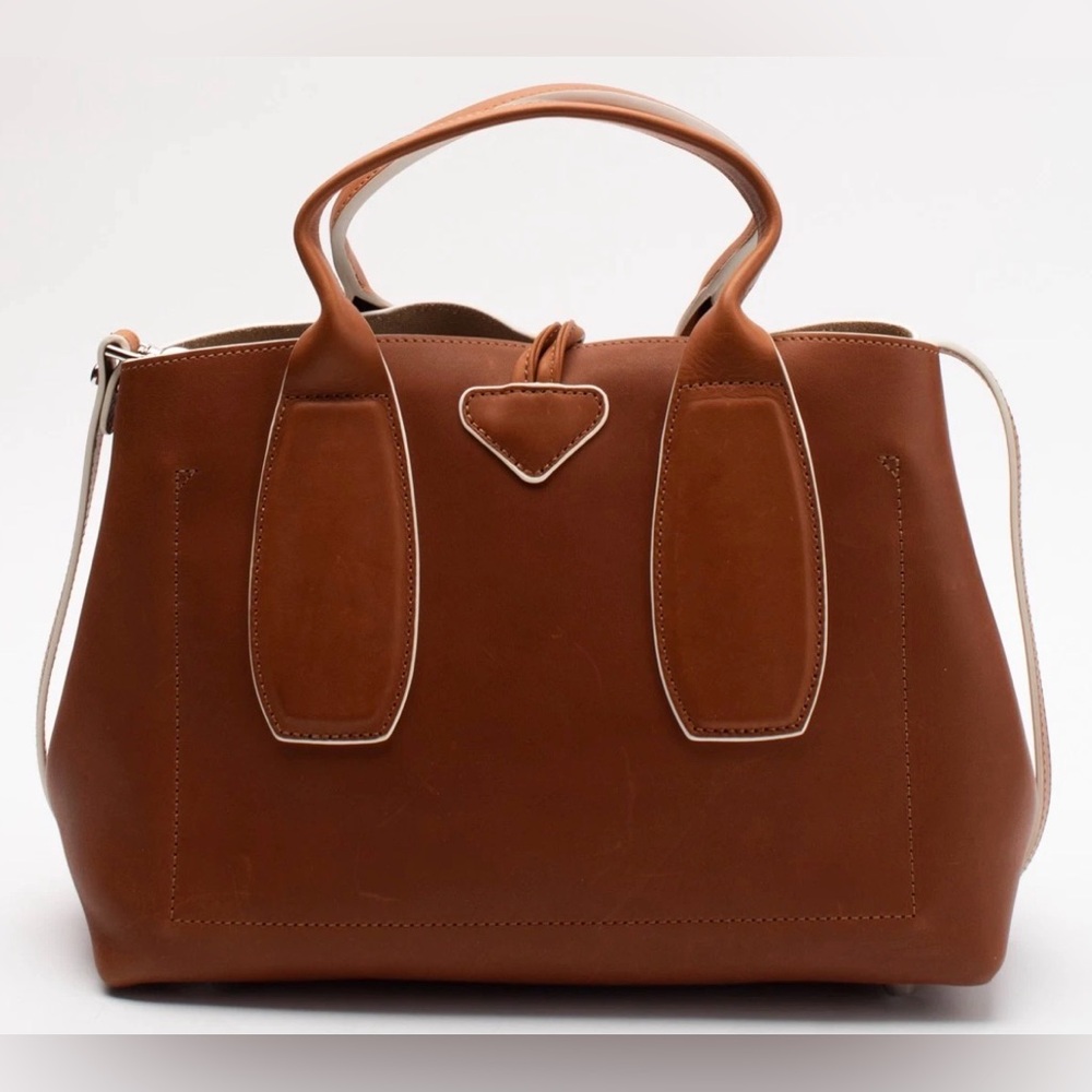 Longchamp Le Roseau leather handbag NWOT - Picture 7 of 16